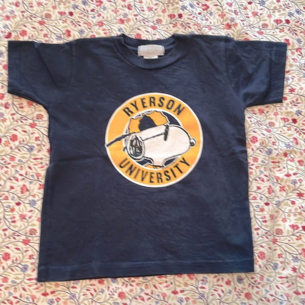 Snoopy Ryerson University kid’s t-shirt pre-TMU